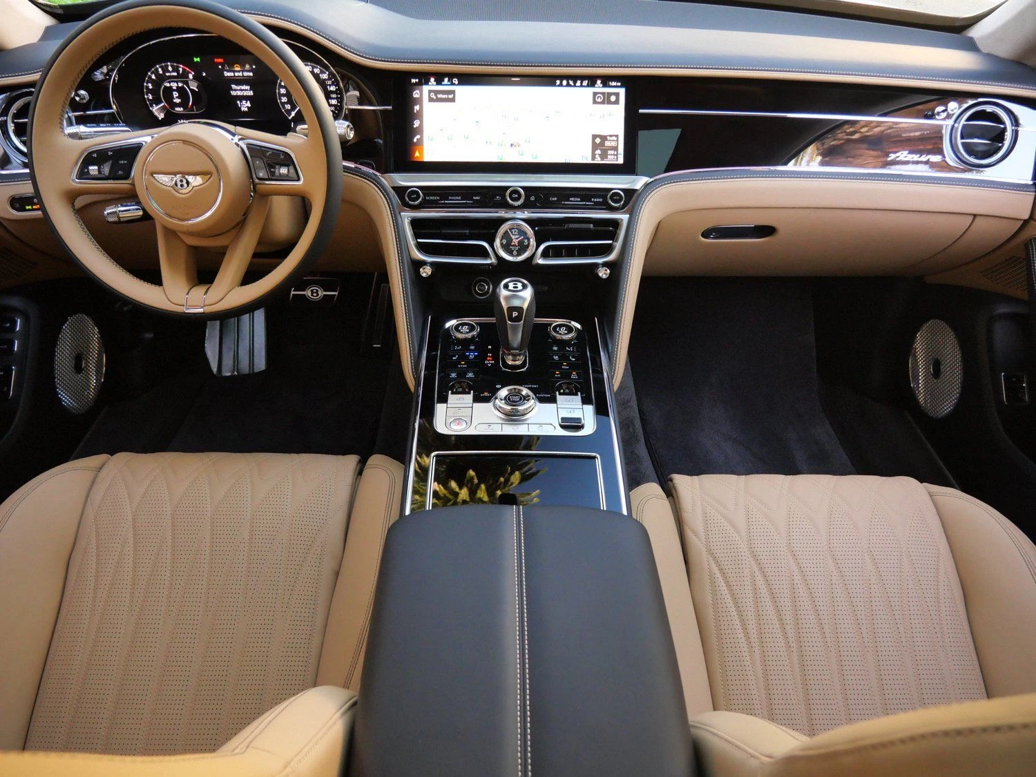 2026 Bentley Flying Spur Azure interior, dashboard, Camel