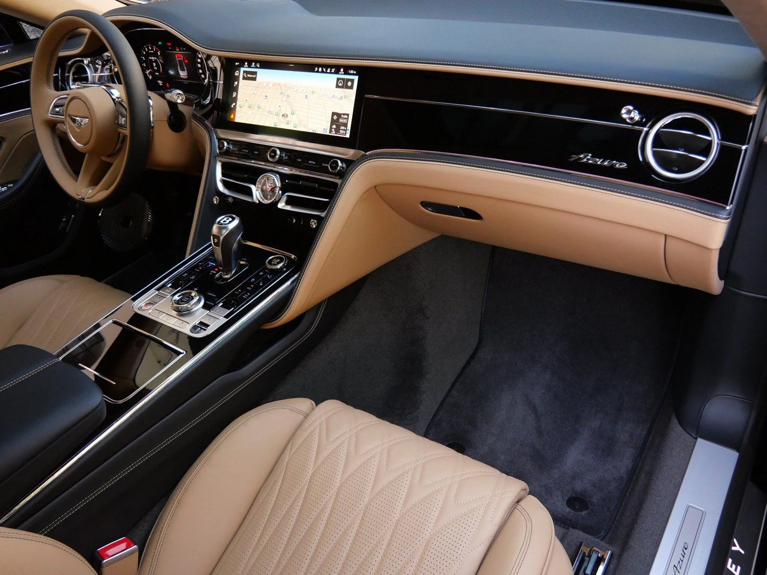 2026 Bentley Flying Spur Azure interior, Camel