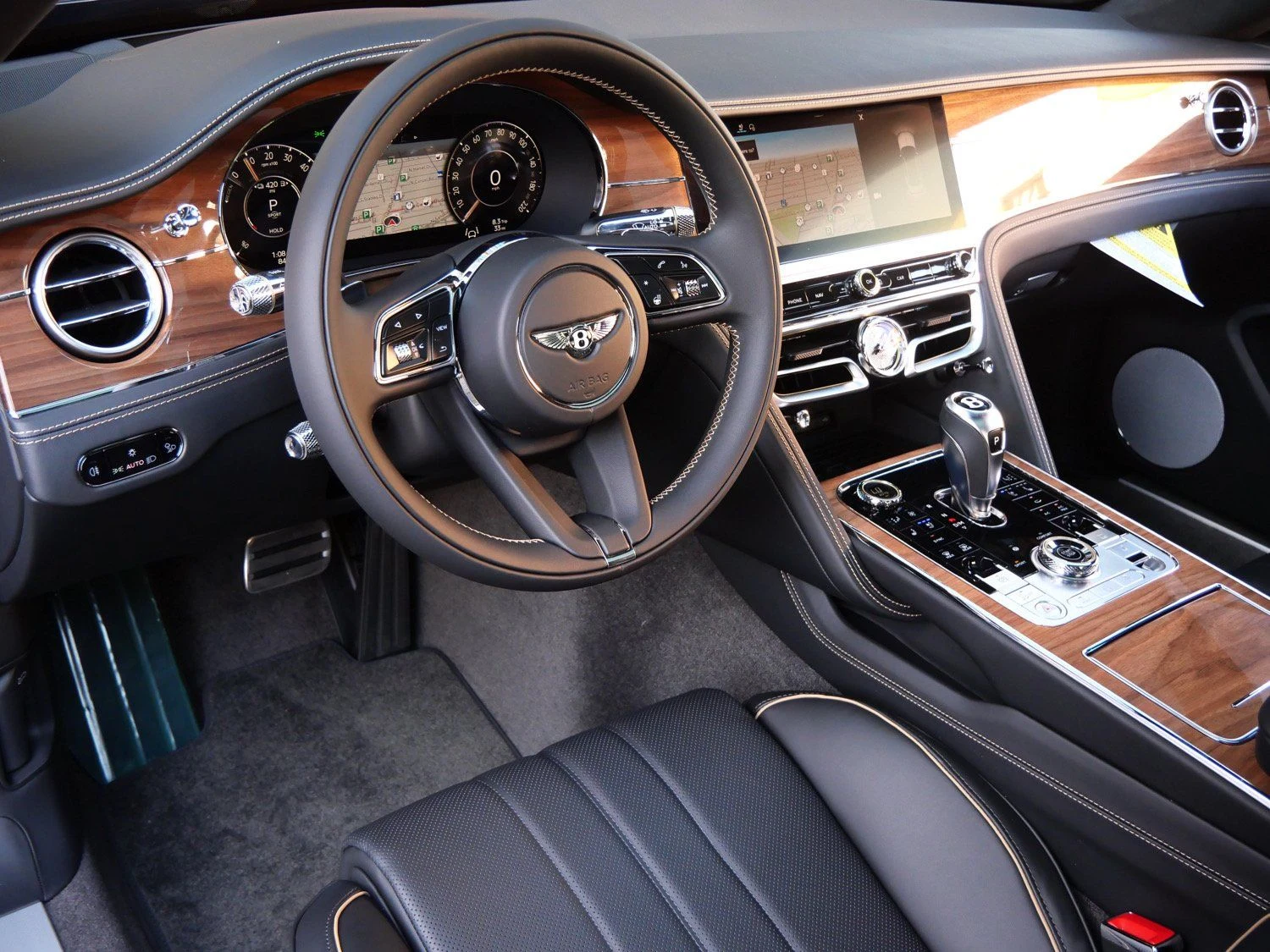 2026 Bentley Flying Spur interior, Beluga
