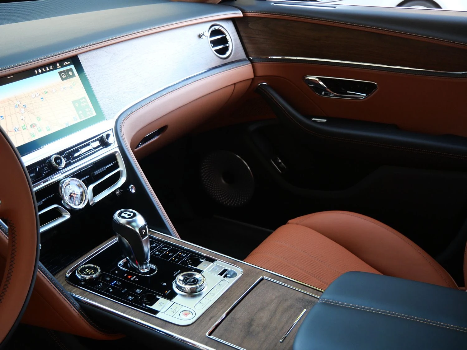2026 Bentley Flying Spur interior, dashboard, Saddle