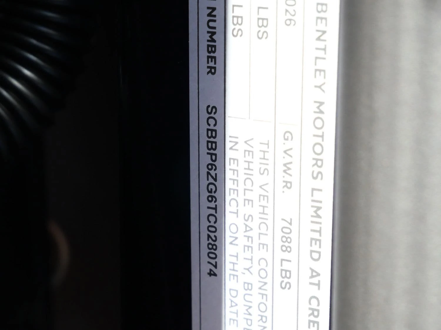 2026 Bentley Flying Spur interior, door sill, Saddle