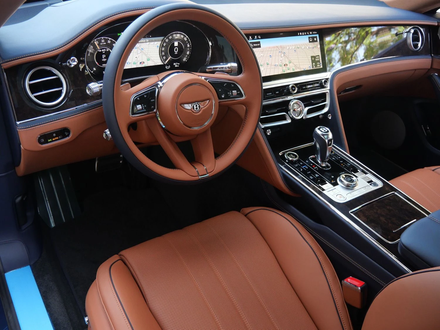 2026 Bentley Flying Spur interior, dashboard, Saddle