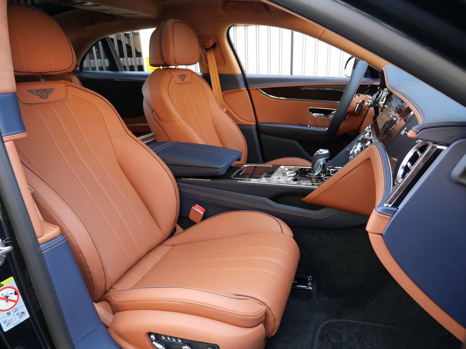 2026 Bentley Flying Spur interior, seats, Saddle