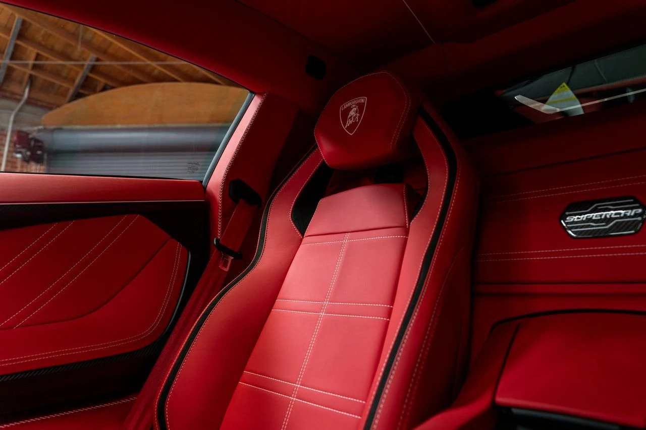 2022 Lamborghini Countach LPI 800-4 interior, seats, Nero Ade