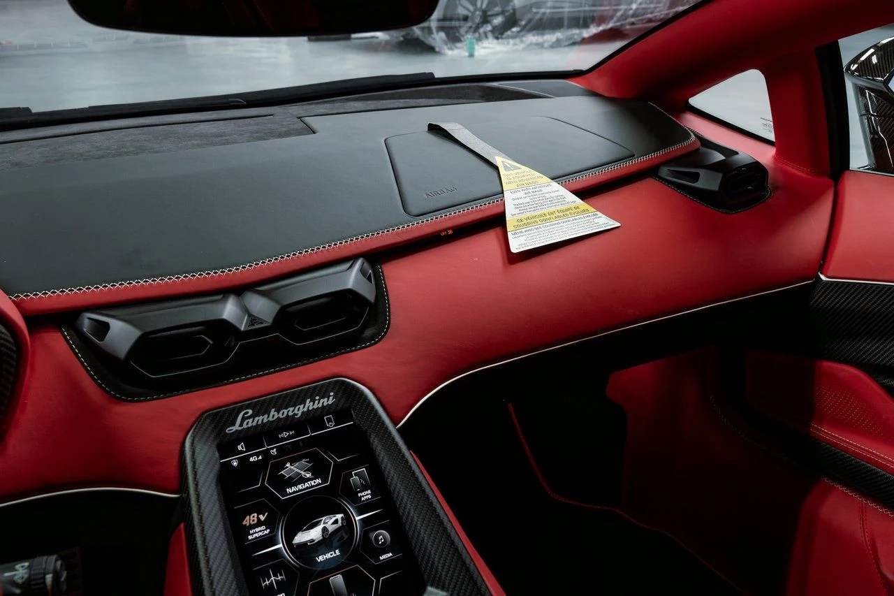 2022 Lamborghini Countach LPI 800-4 interior, Nero Ade
