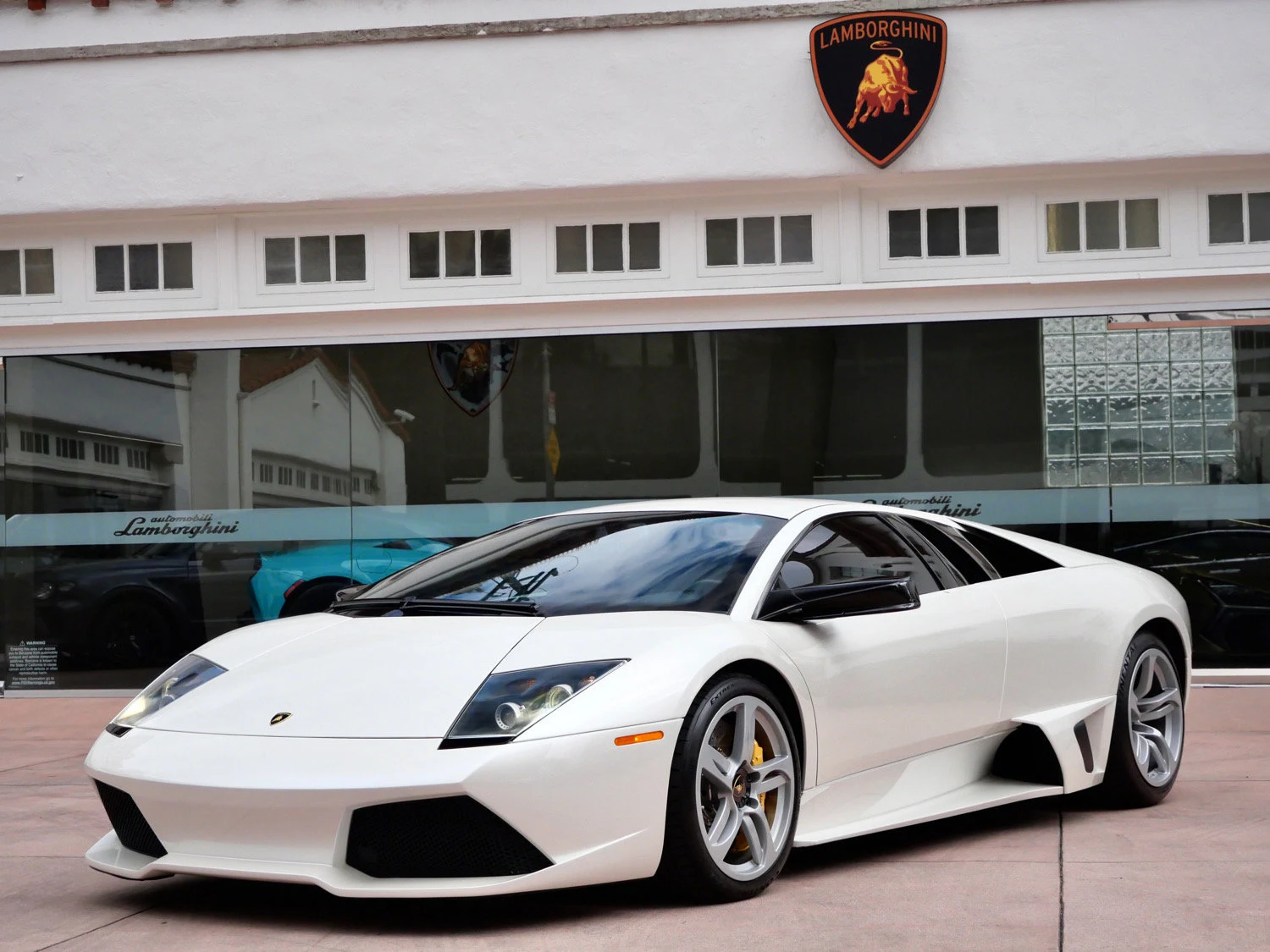 2009 Lamborghini Murciélago LP640 for sale, exterior, White