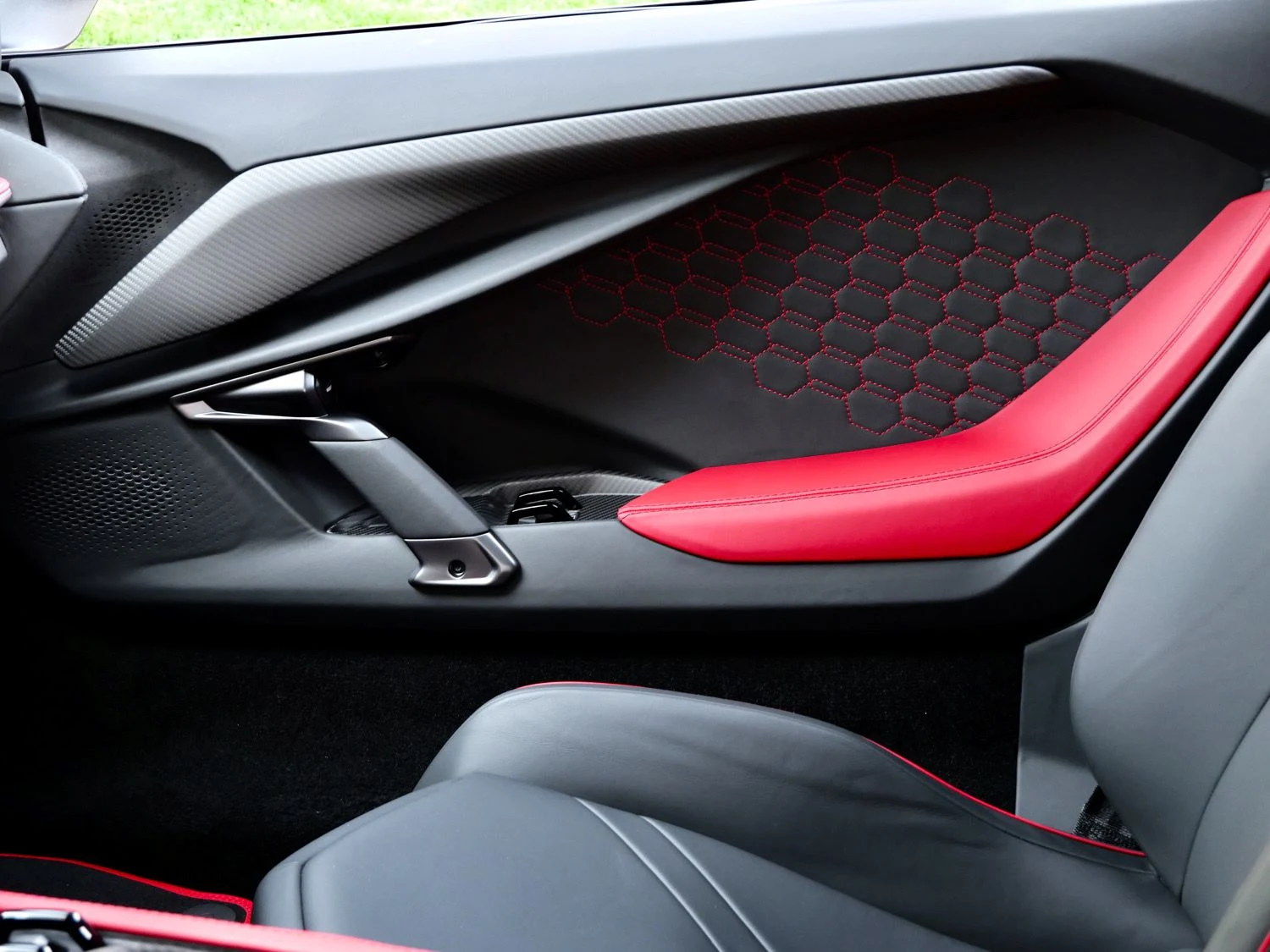 2024 Lamborghini Revuelto interior, Nero Ade
