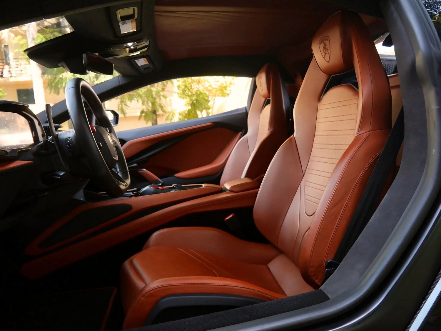 2025 Lamborghini Revuelto interior, seats, Nero Ade