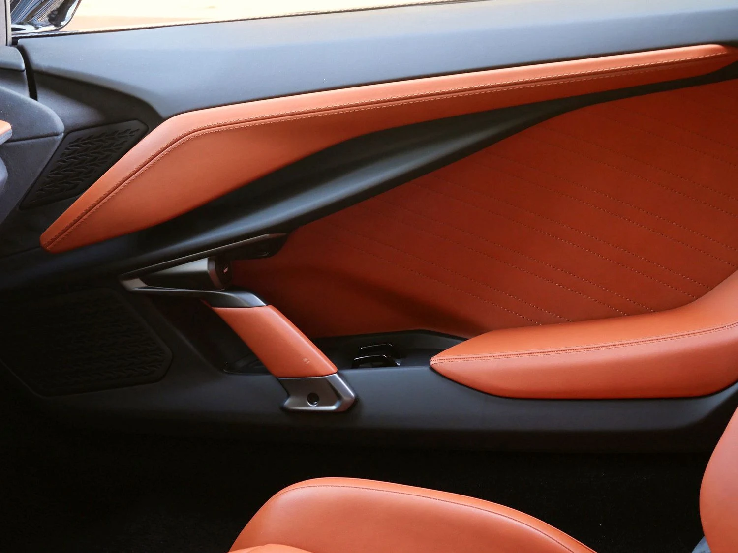 2025 Lamborghini Revuelto interior, door panel, Nero Ade