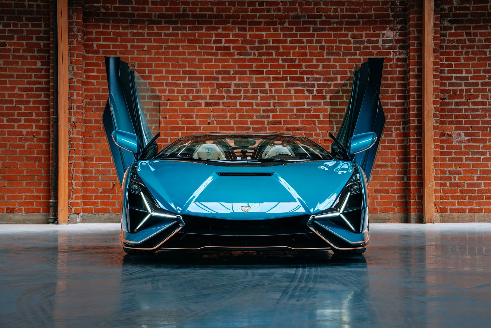 2021 Lamborghini Sián Roadster for sale, exterior, Blue