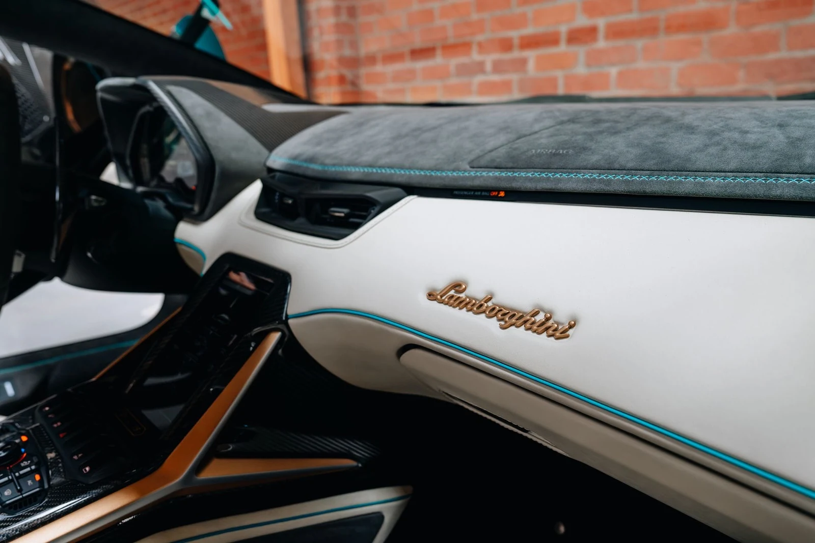 2021 Lamborghini Sián Roadster interior, Nero Cosmus