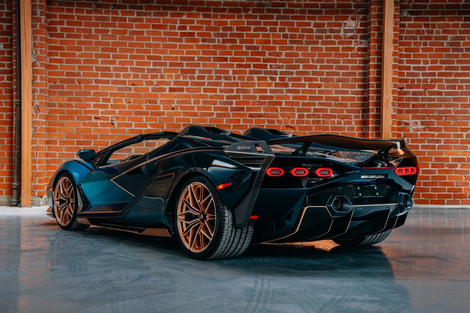 2021 Lamborghini Sián Roadster for sale, exterior, Blue