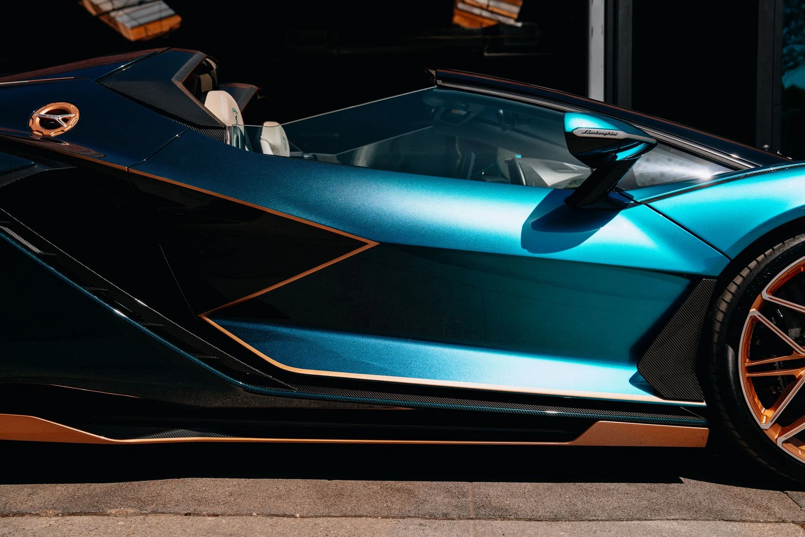 2021 Lamborghini Sián Roadster for sale, exterior, Blue