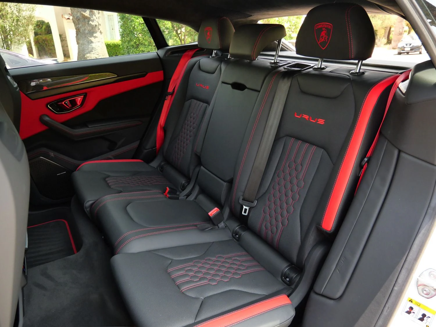2023 Lamborghini Urus S interior, seats, Nero Ade