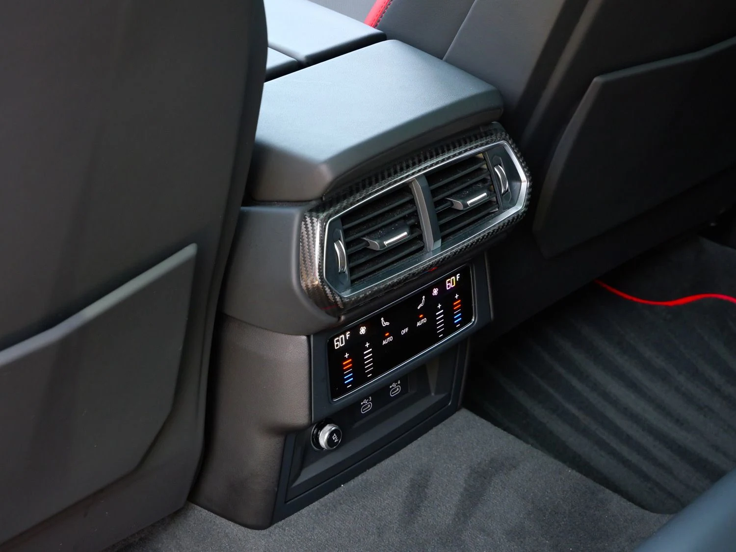 2023 Lamborghini Urus S interior, Nero Ade