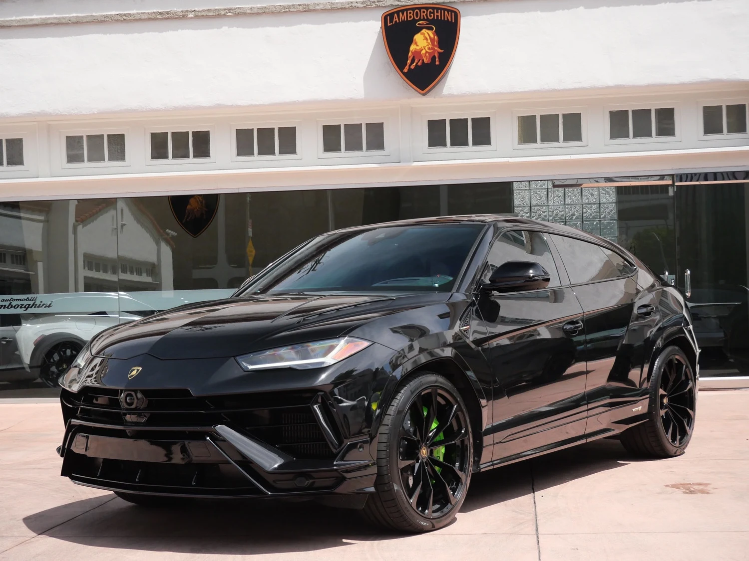 2024 Lamborghini Urus S for sale, front three-quarter view, Black