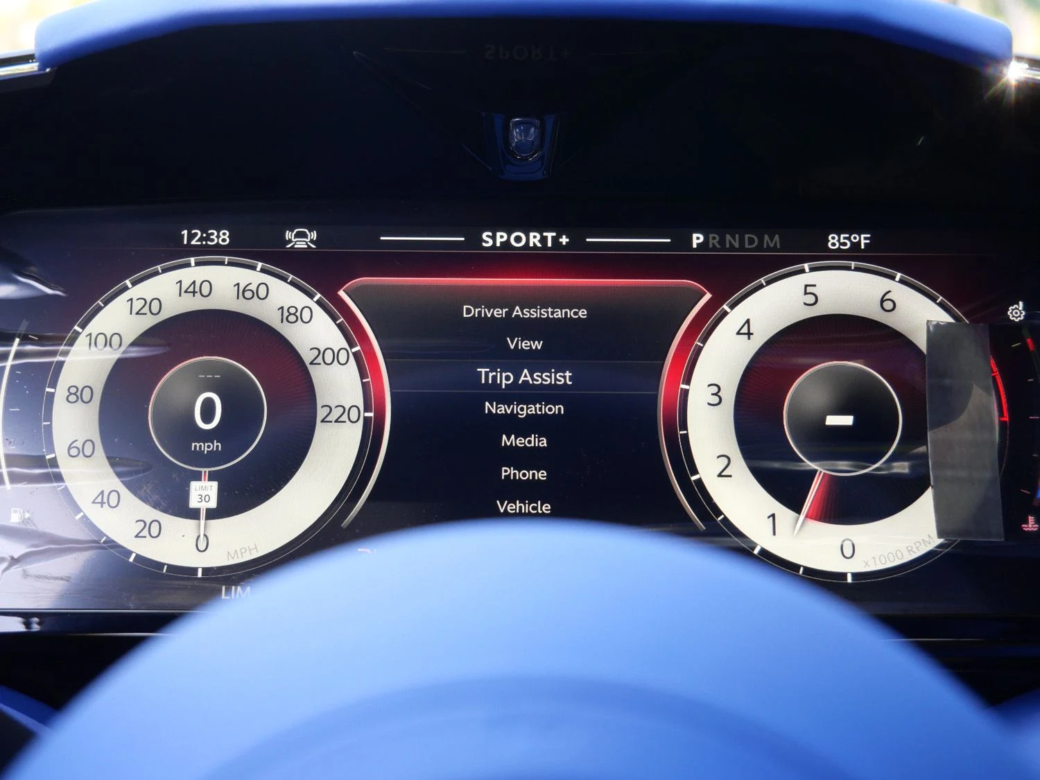 2026 Aston Martin DB12 S interior, Cote D Azur Blue - Semi Aniline