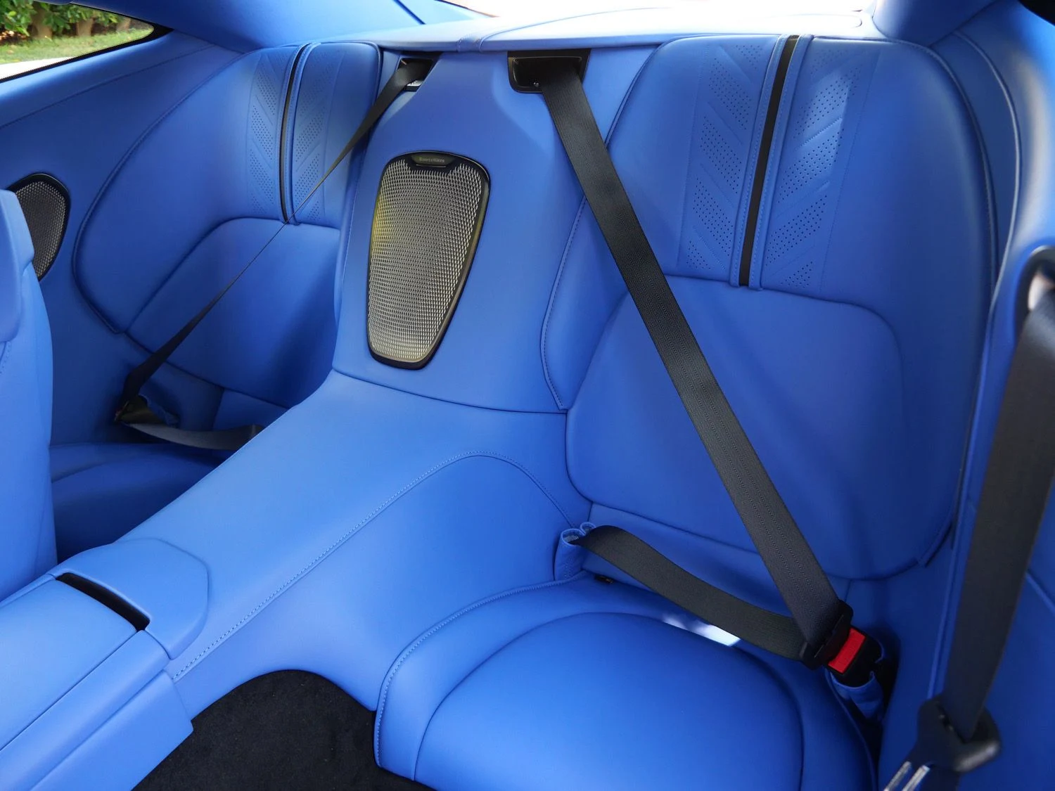 2026 Aston Martin DB12 S interior, seats, Cote D Azur Blue - Semi Aniline