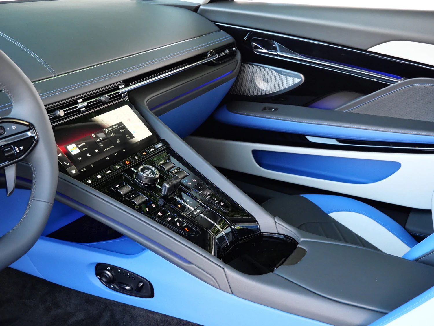 2026 Aston Martin DB12 S interior, Phantom Grey - Semi Aniline