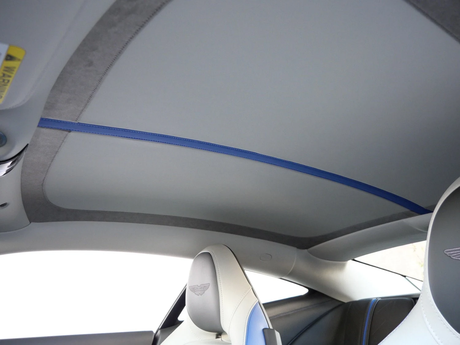 2026 Aston Martin DB12 S interior, door panel, Phantom Grey - Semi Aniline