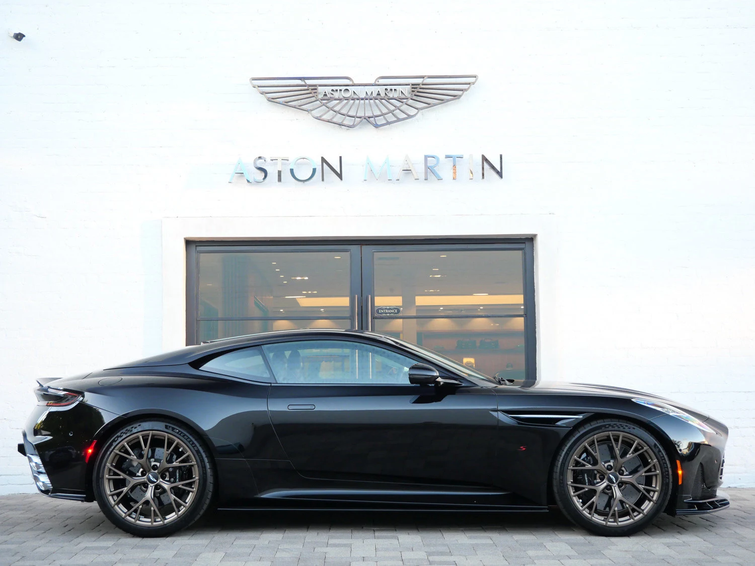 2026 Aston Martin DB12 S, side profile, Black