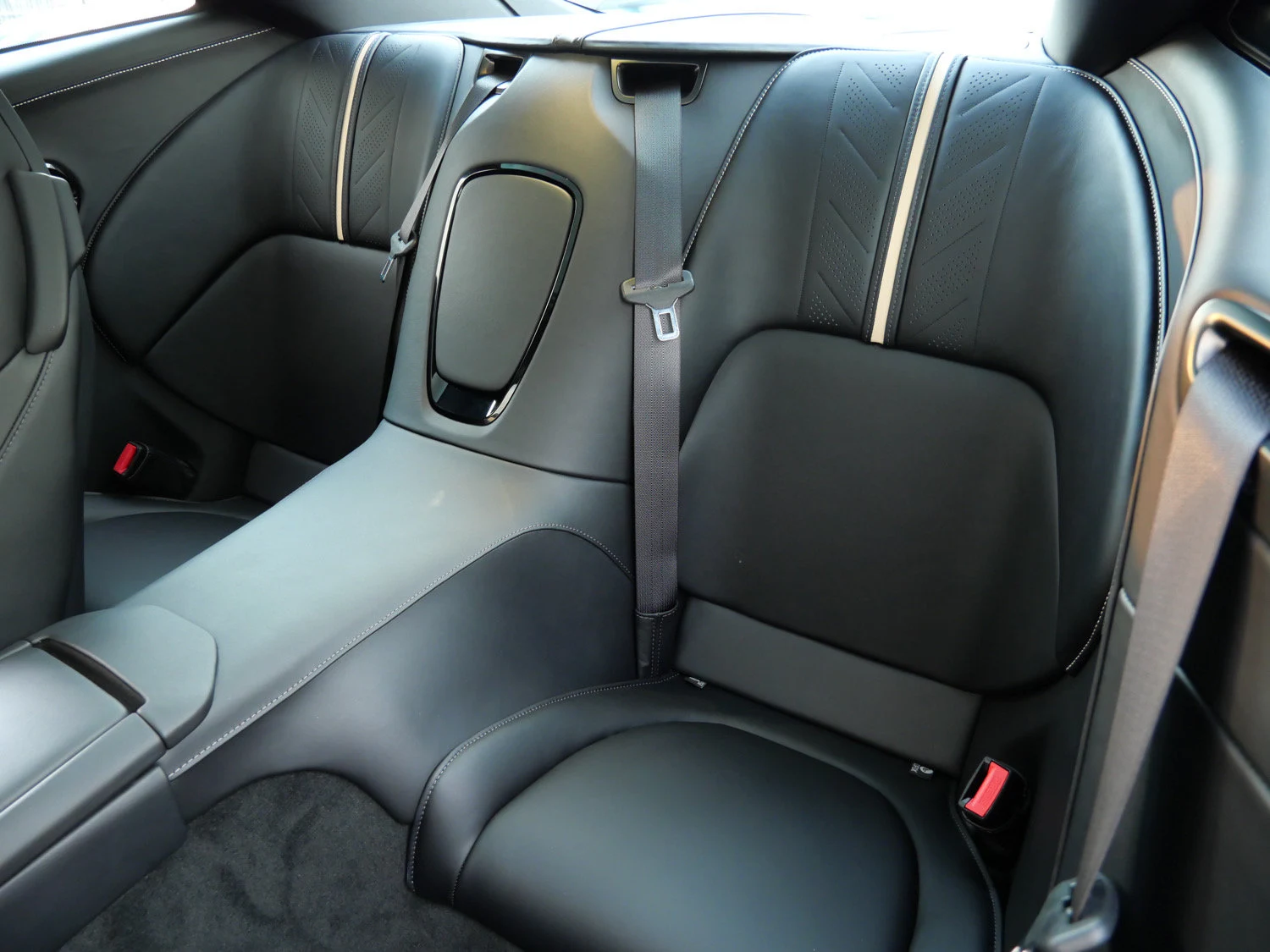 2026 Aston Martin DB12 S interior, seats, Onyx Black - Semi Aniline