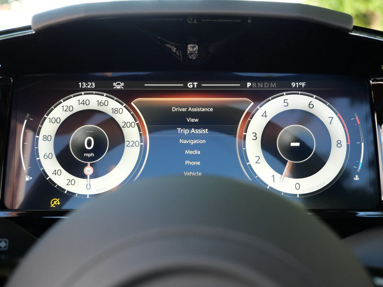 2026 Aston Martin DB12 S Volante interior, Titanium Grey - Semi Aniline