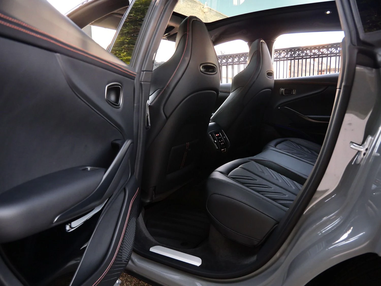 2026 Aston Martin DBX S interior, seats, Onyx Black - Semi Aniline / On