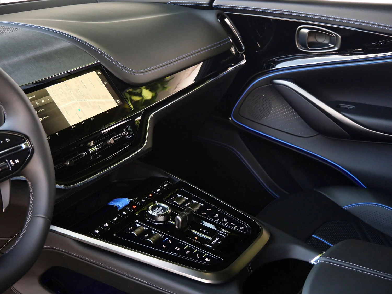 2026 Aston Martin DBX S interior, Onyx Black - Semi Aniline