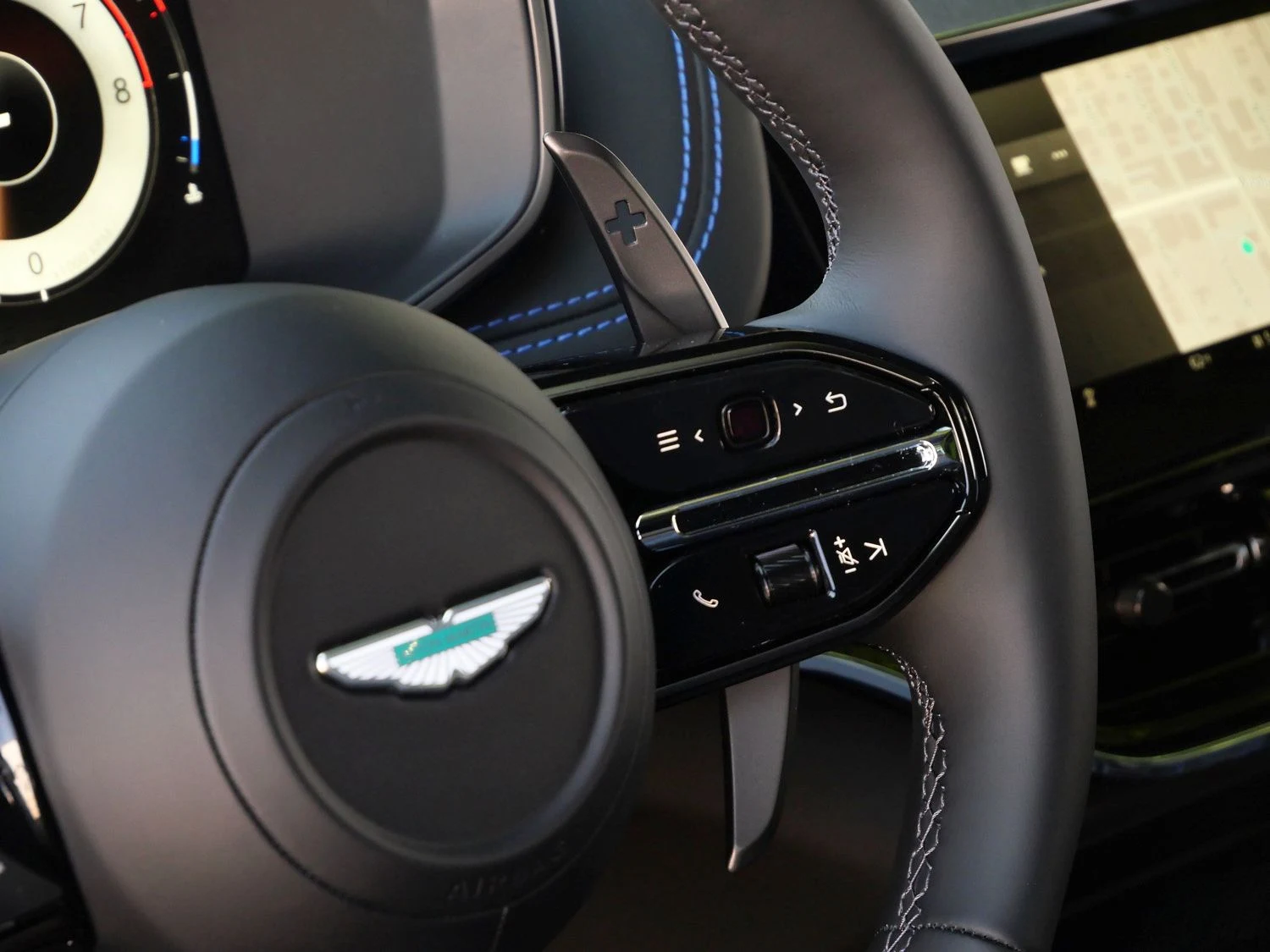 2026 Aston Martin DBX S interior, Onyx Black - Semi Aniline