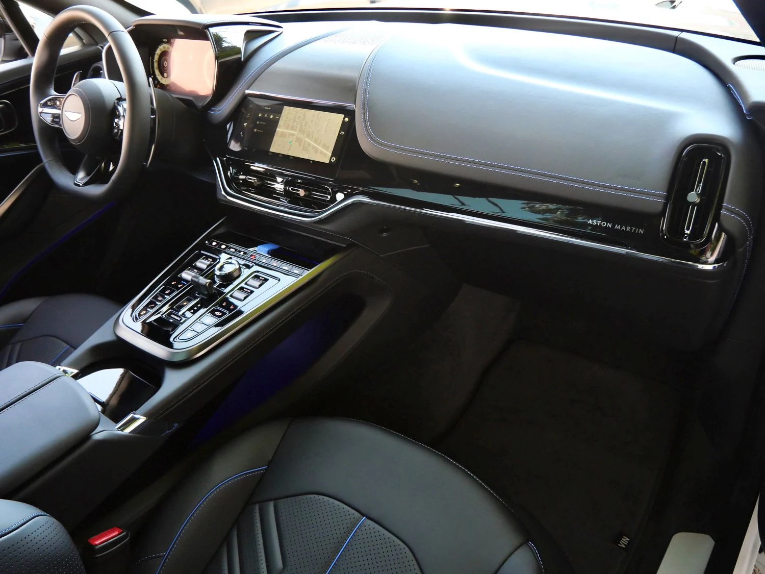 2026 Aston Martin DBX S interior, Onyx Black - Semi Aniline