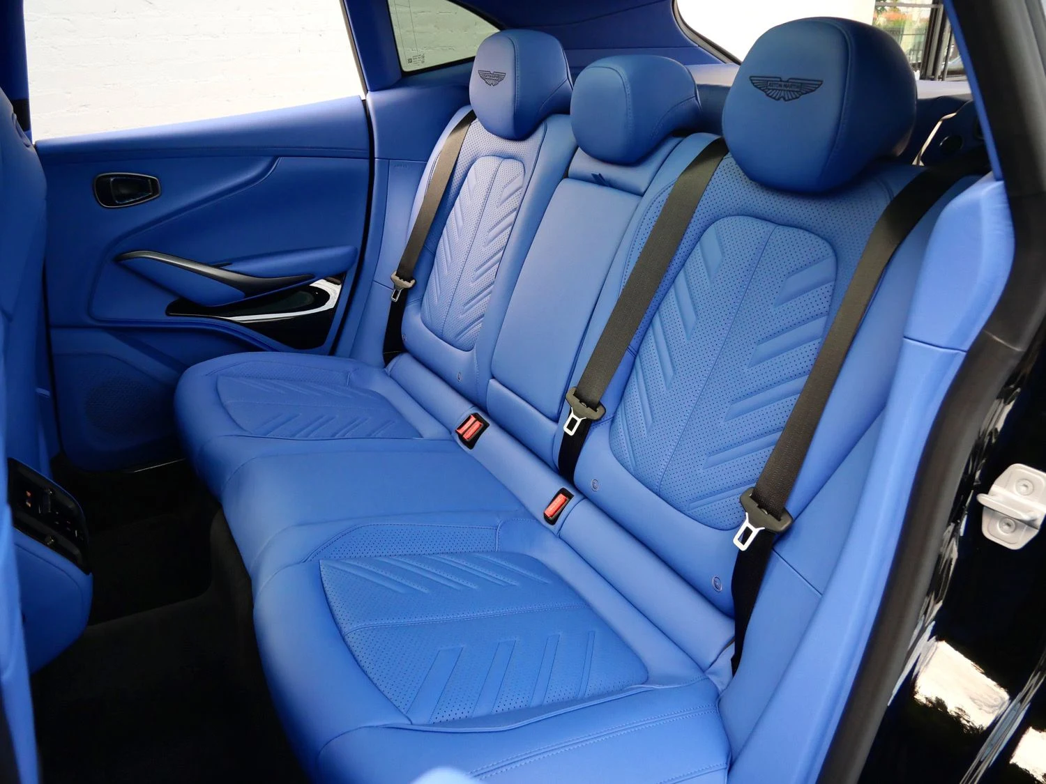 2026 Aston Martin DBX S interior, seats, Cote D Azur Blue - Semi Aniline