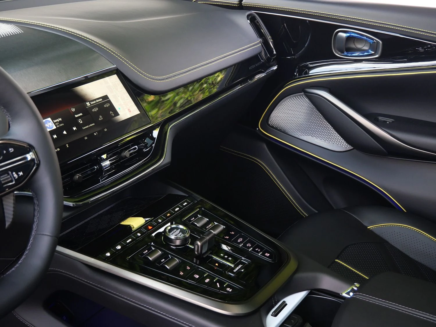 2026 Aston Martin DBX S interior, Onyx Black - Semi Aniline