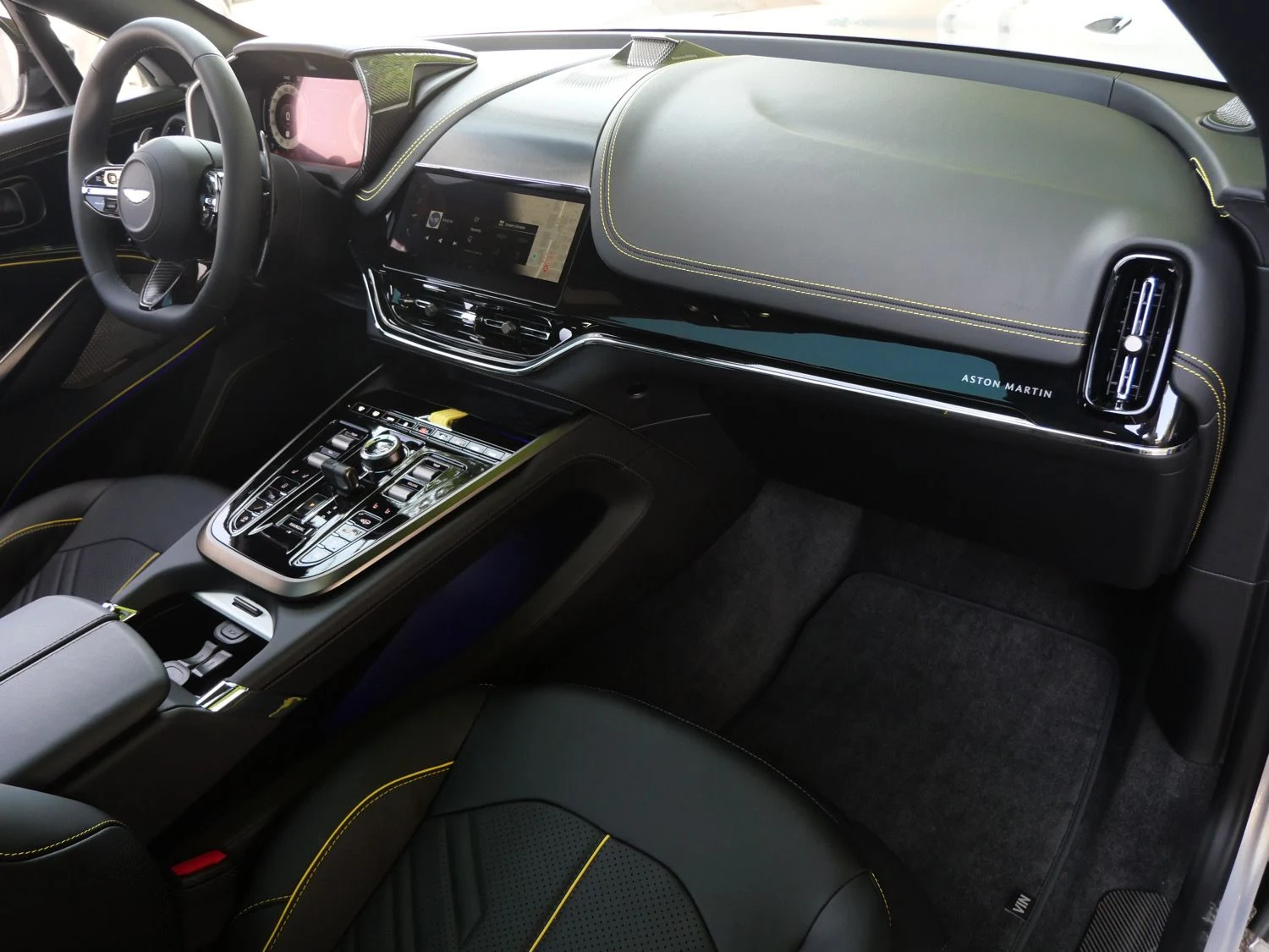 2026 Aston Martin DBX S interior, Onyx Black - Semi Aniline