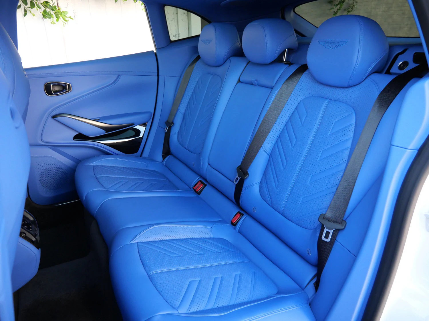 2026 Aston Martin DBX S interior, seats, Cote D Azur Blue - Semi Aniline