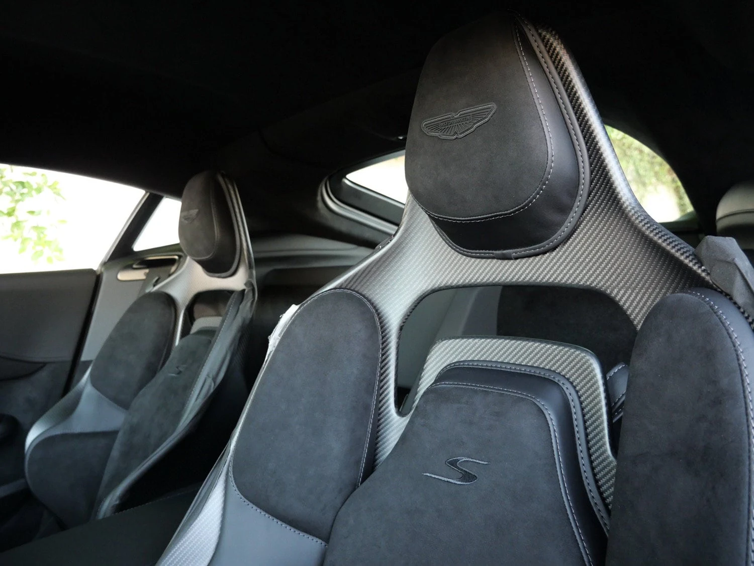 2026 Aston Martin Vantage S interior, seats, Onyx Black Haircell