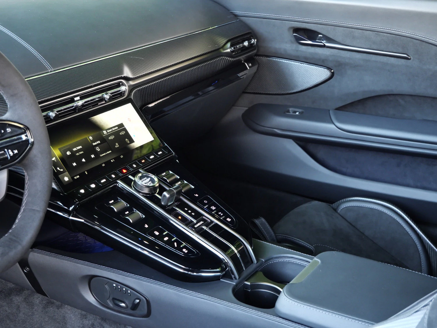 2026 Aston Martin Vantage S interior, Onyx Black Haircell
