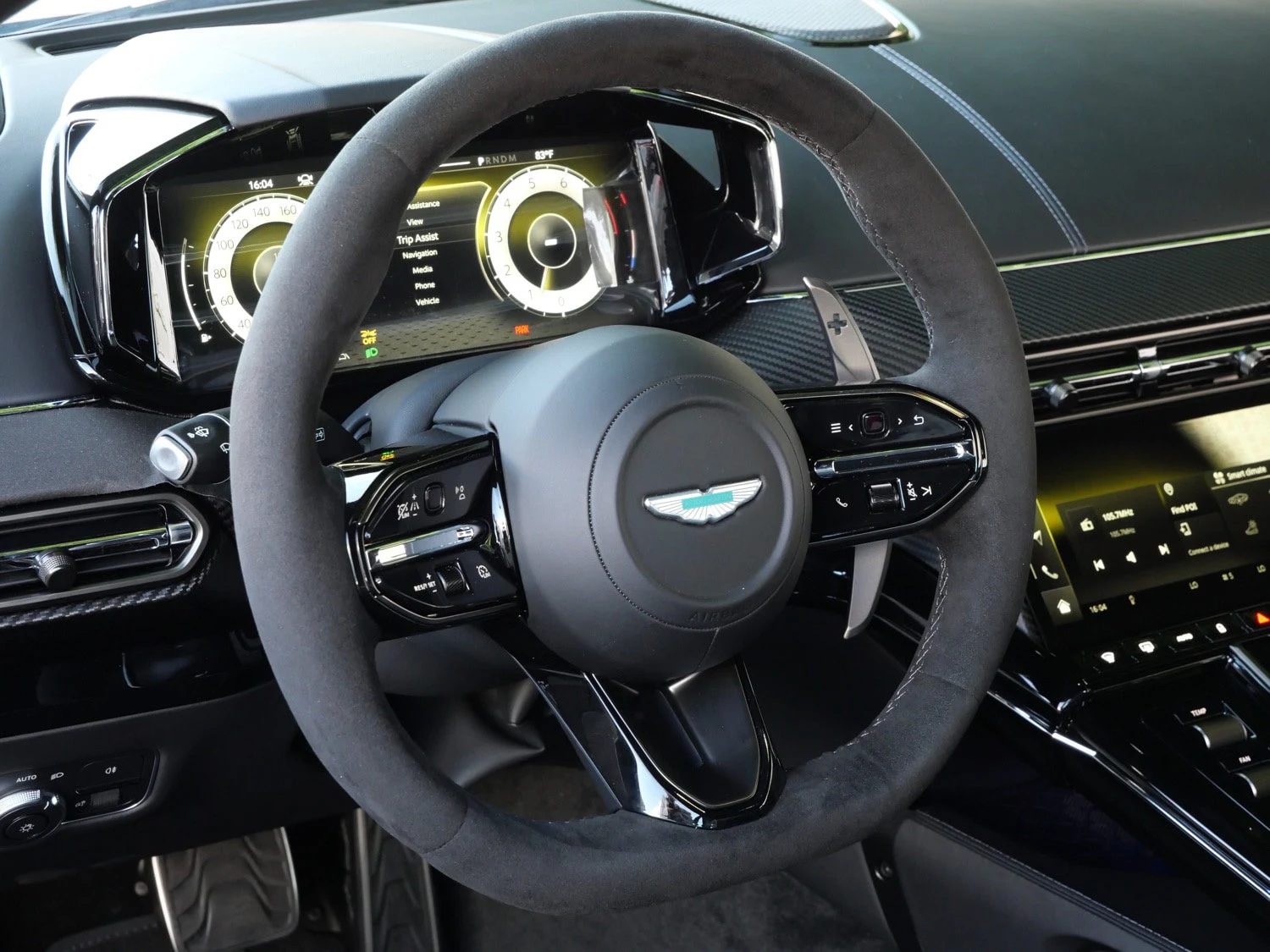 2026 Aston Martin Vantage S interior, Onyx Black Haircell