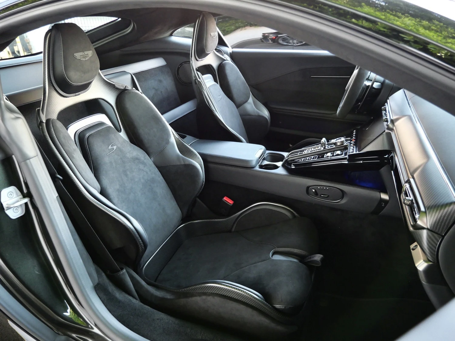 2026 Aston Martin Vantage S interior, seats, Onyx Black Haircell