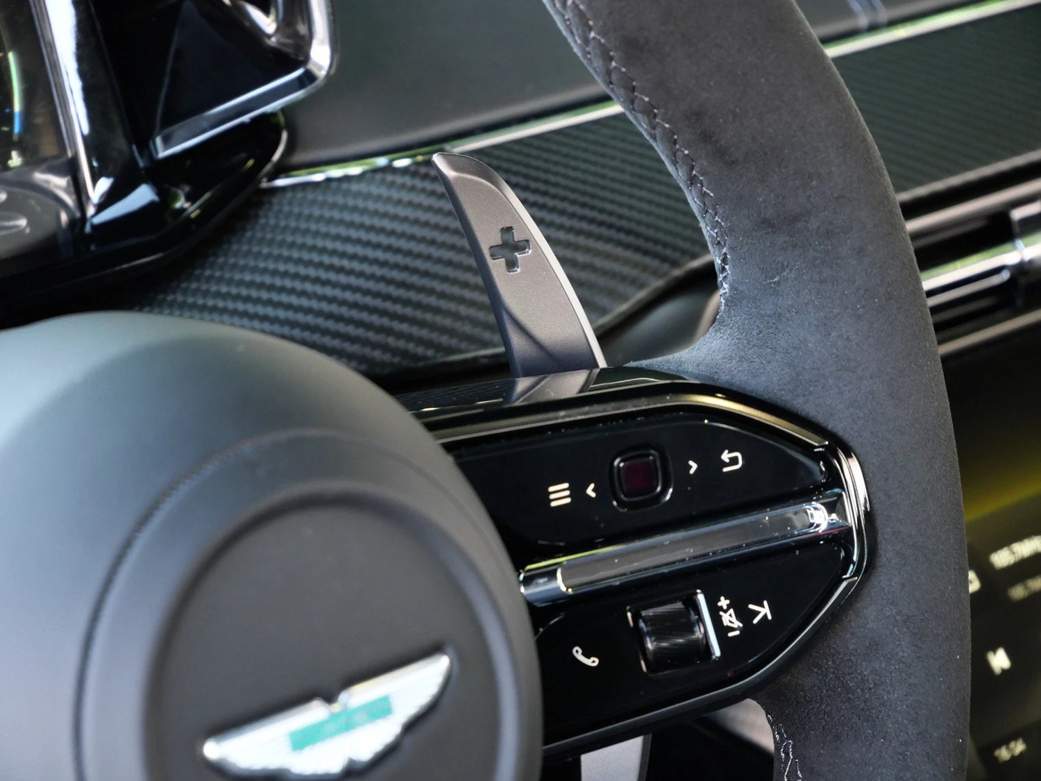 2026 Aston Martin Vantage S interior, Onyx Black Haircell