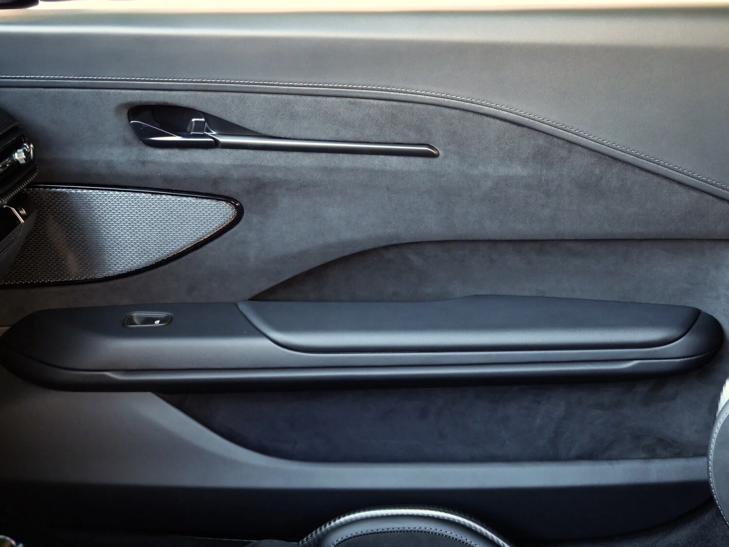 2026 Aston Martin Vantage S interior, door panel, Onyx Black Haircell
