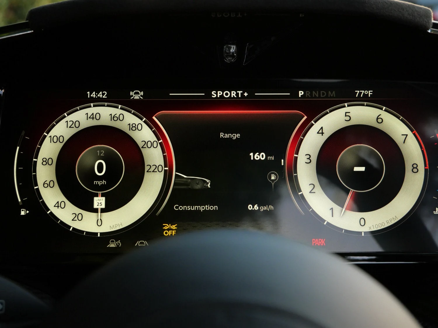 2026 Aston Martin Vantage S Roadster interior, Onyx Black - Semi Aniline