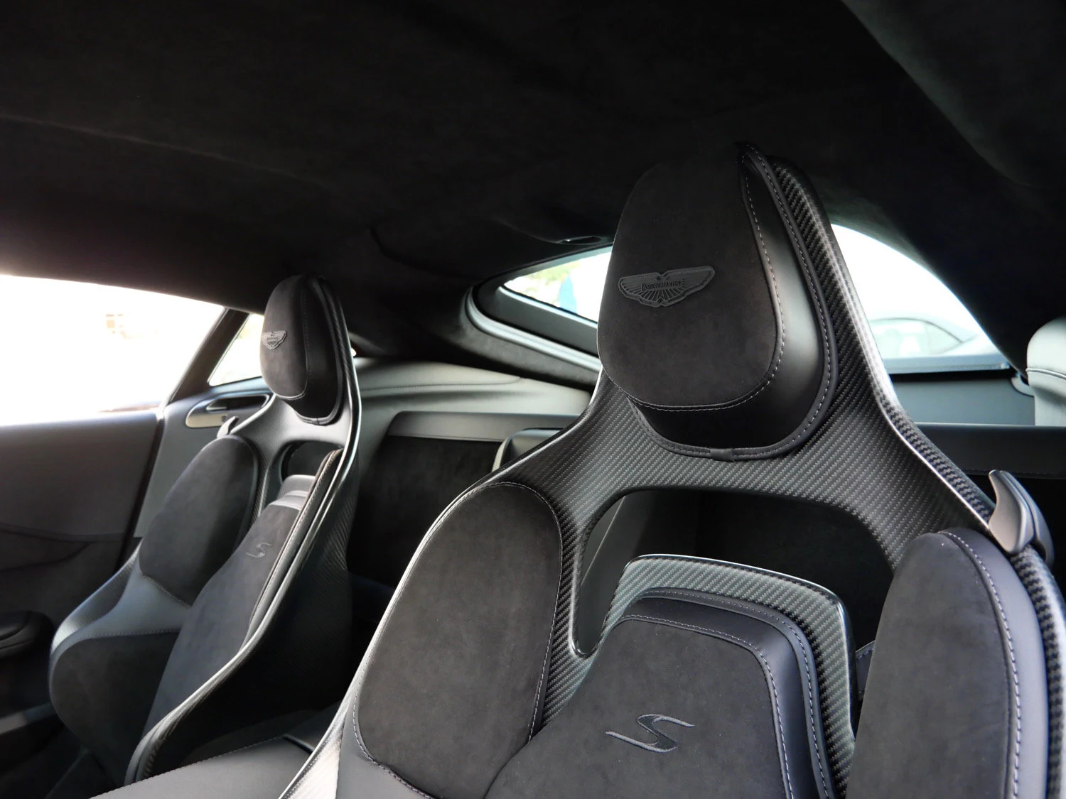 2026 Aston Martin Vantage S interior, seats, Onyx Black