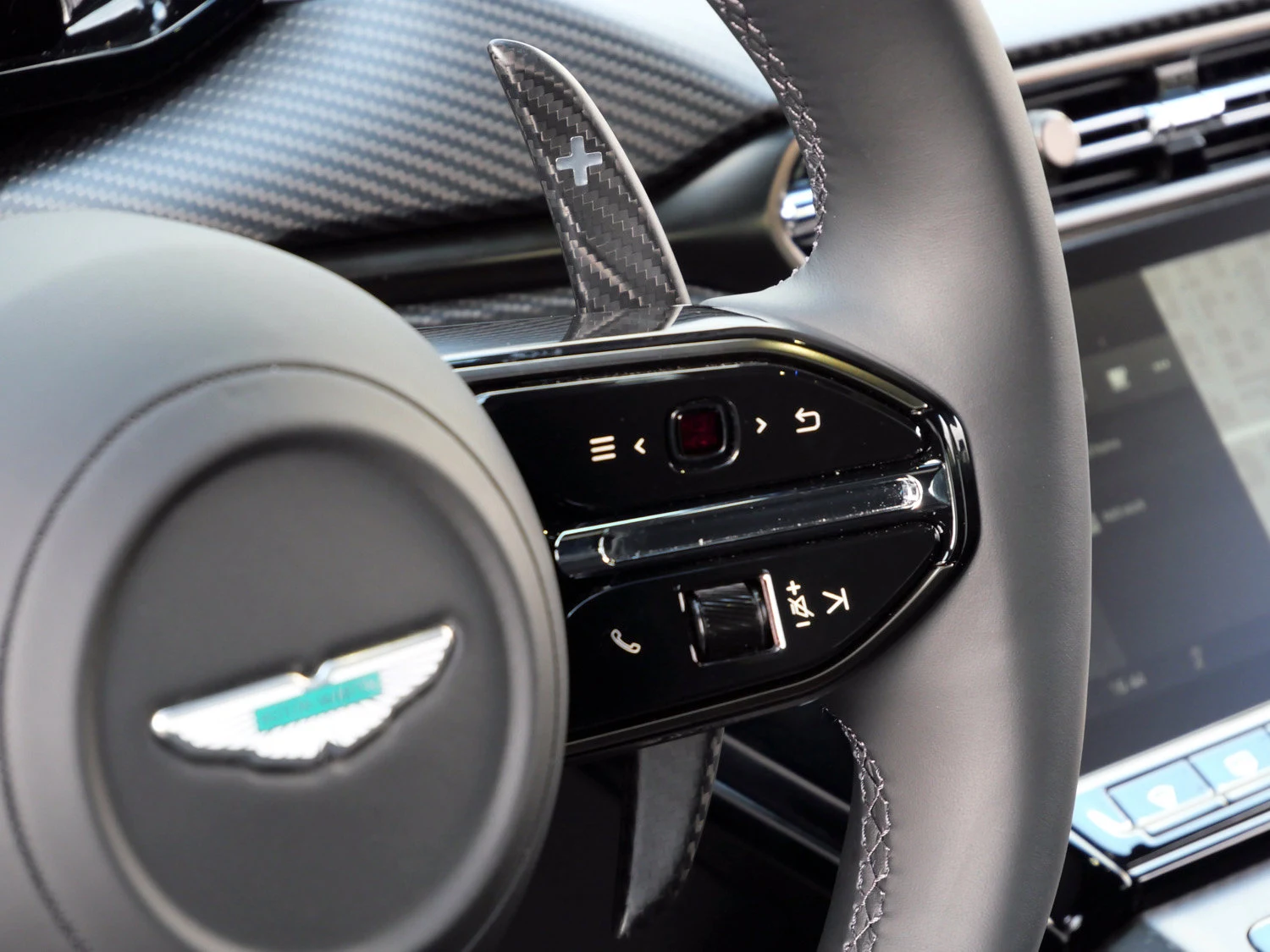 2026 Aston Martin Vantage S interior, Onyx Black