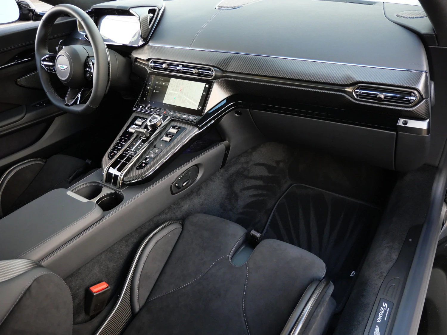 2026 Aston Martin Vantage S interior, Onyx Black