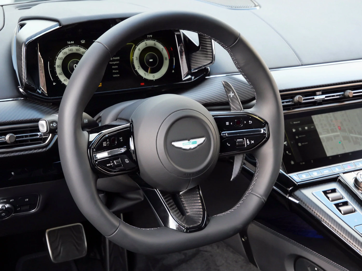 2026 Aston Martin Vantage S interior, Onyx Black