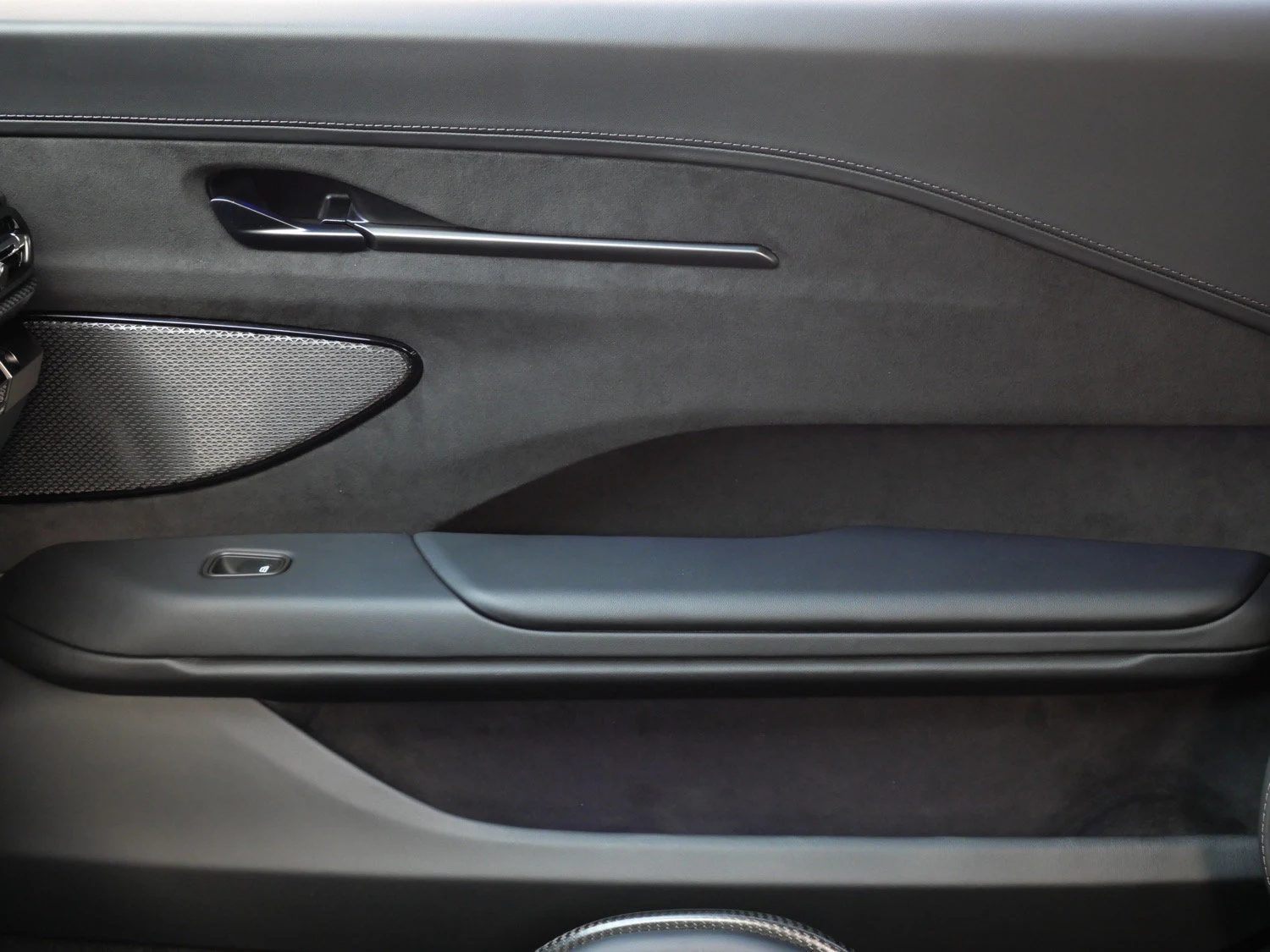 2026 Aston Martin Vantage S interior, door panel, Onyx Black