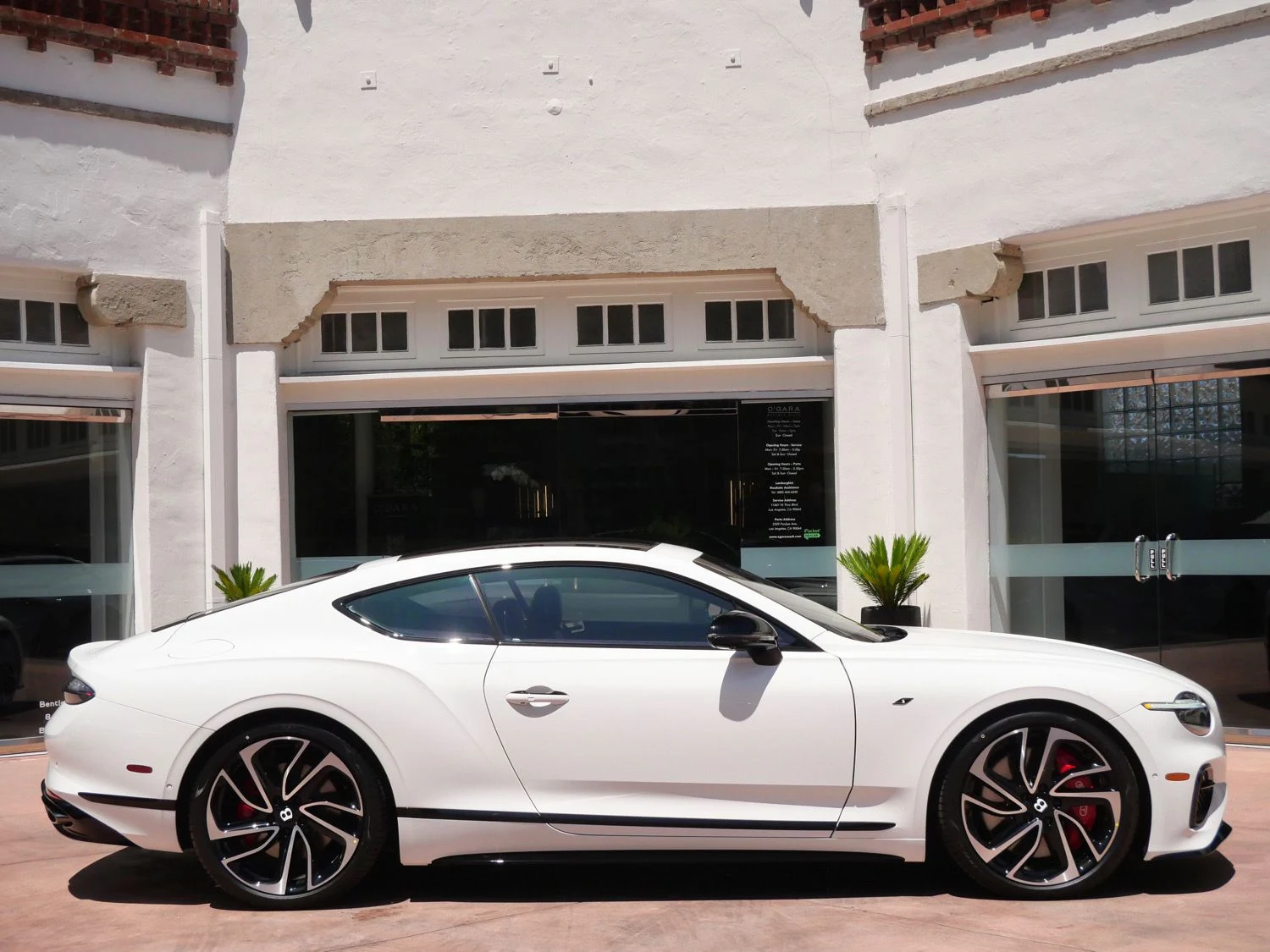 2026 Bentley Continental GT S, side profile, White
