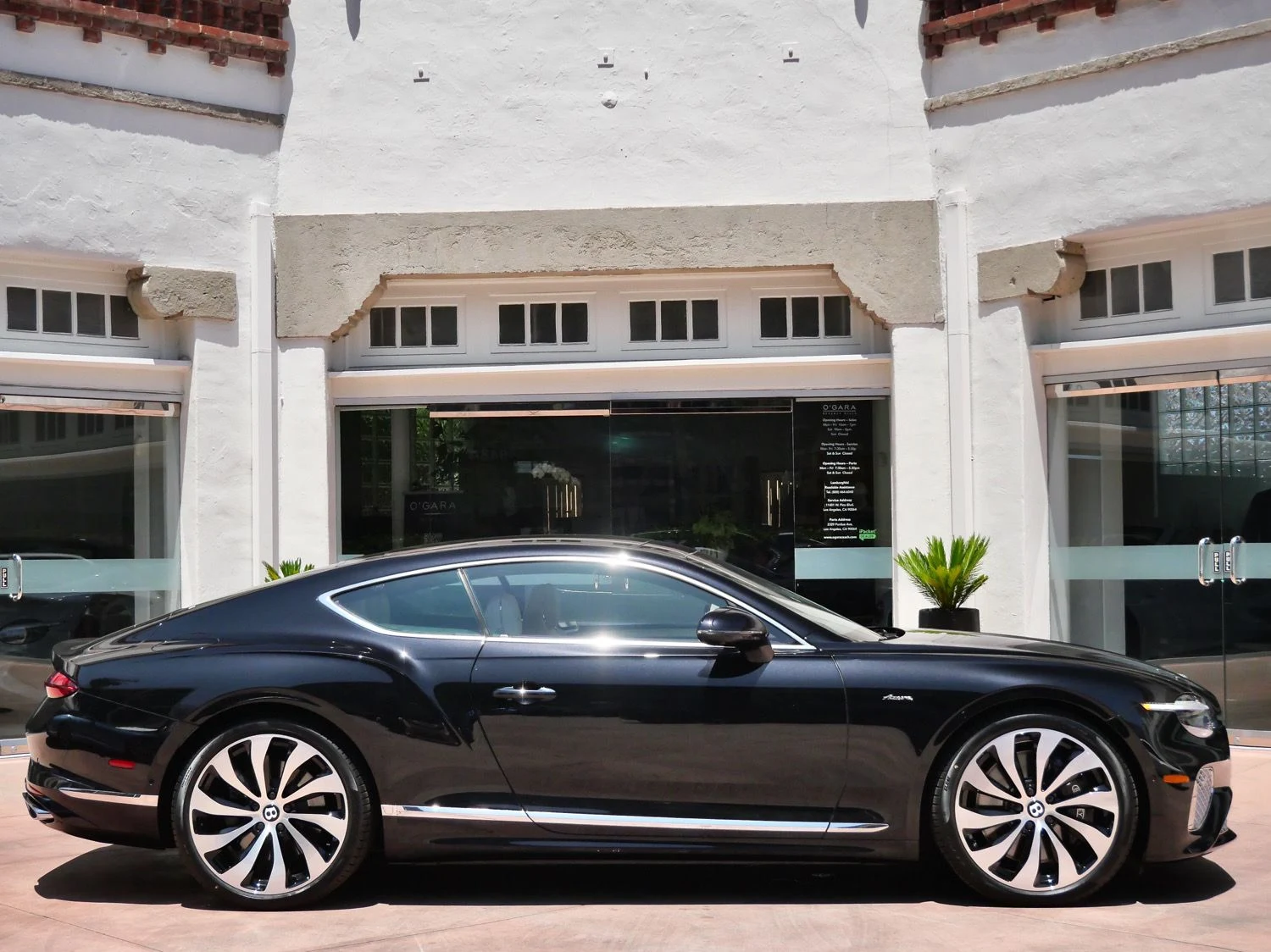 2026 Bentley Continental GT Azure, side profile, Black
