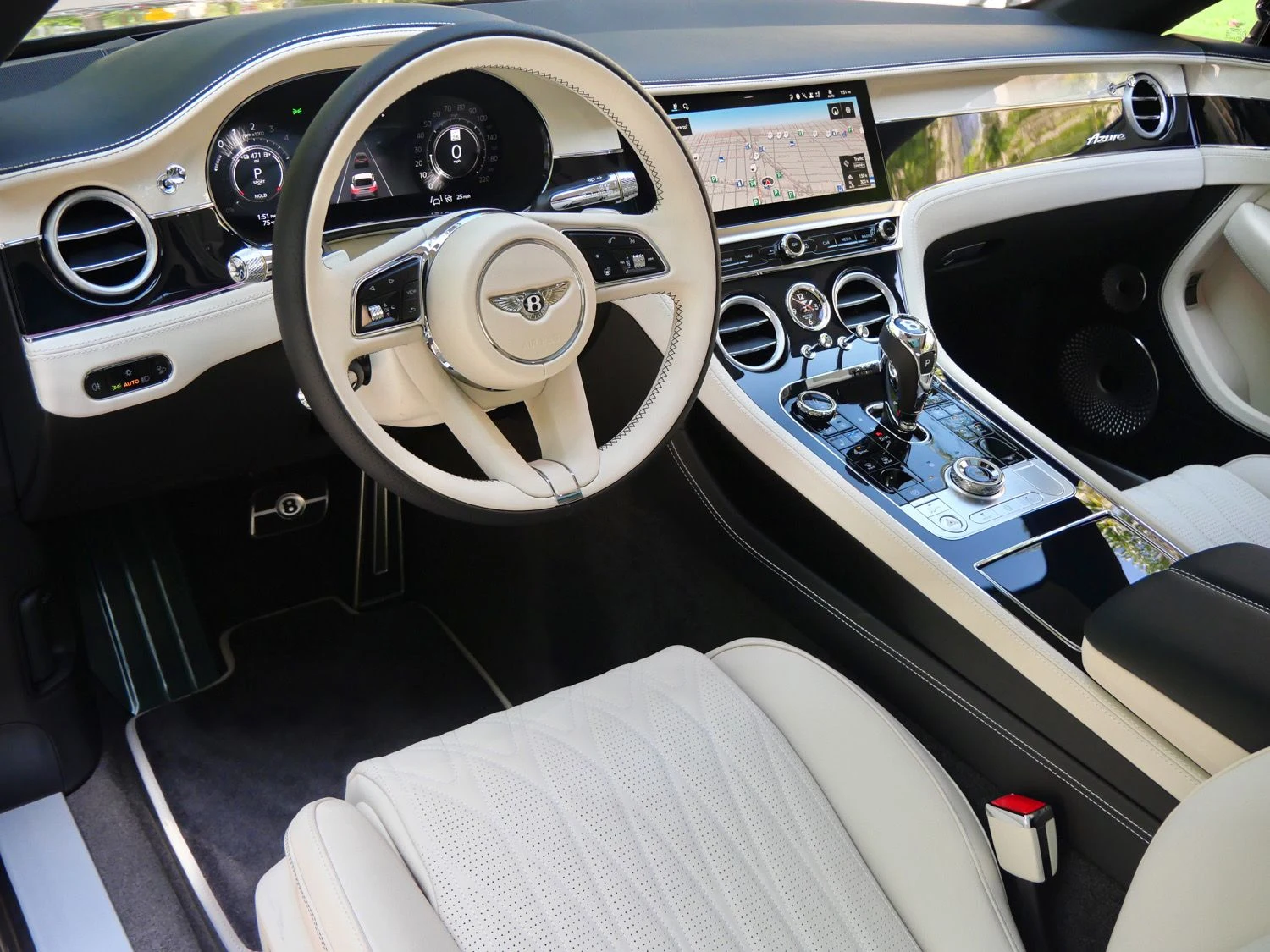 2026 Bentley Continental GT Azure interior, dashboard, Linen